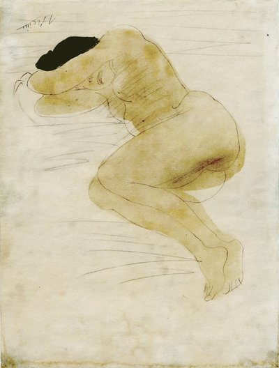 Donna sdraiata da Auguste Rodin